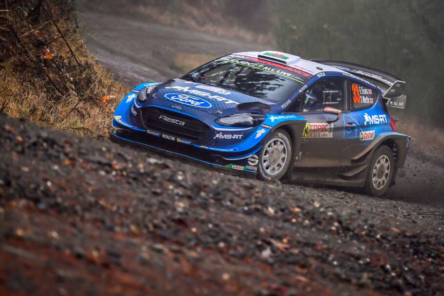 Elfyn Evans narrowly missed out on a podium, finishing fourth. Elfyn Evans narrowly missed out on a podium, finishing fourth.